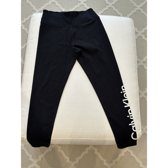 Calvin Klein Black Performance Stretch Leggings - Size Small - Picture 1 of 10
